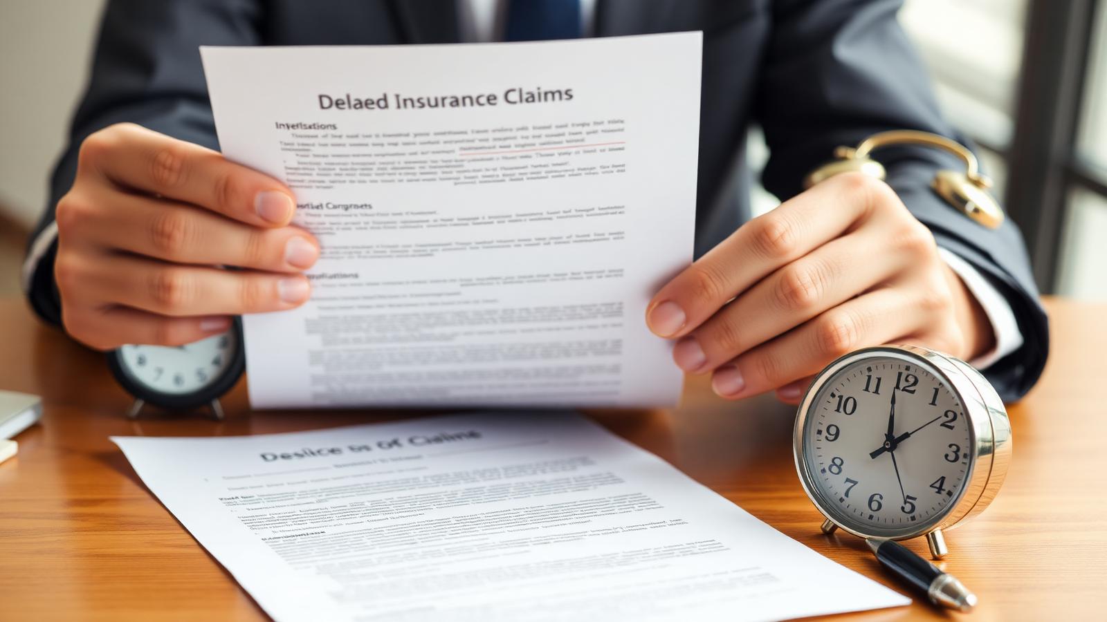 Insurance claim documents
